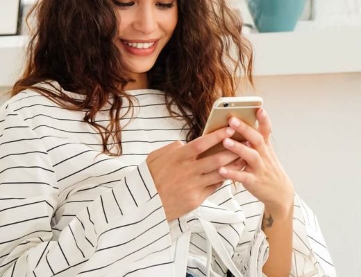 woman on phone